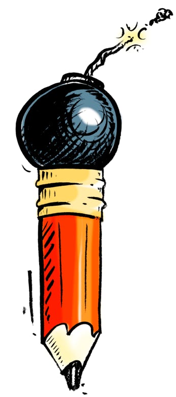Charlie Hebdo / Westergaard contribute illustration free speach